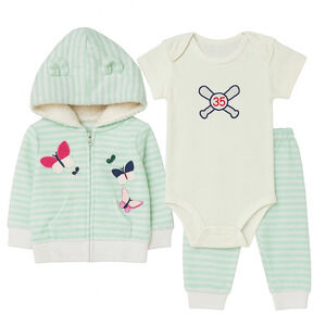 New Without Tags Carter’s Baby girl Winter Spring outfit set size 3 months